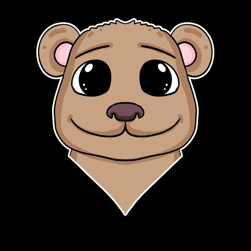 Tête d’animal d’ours Tête d’animal