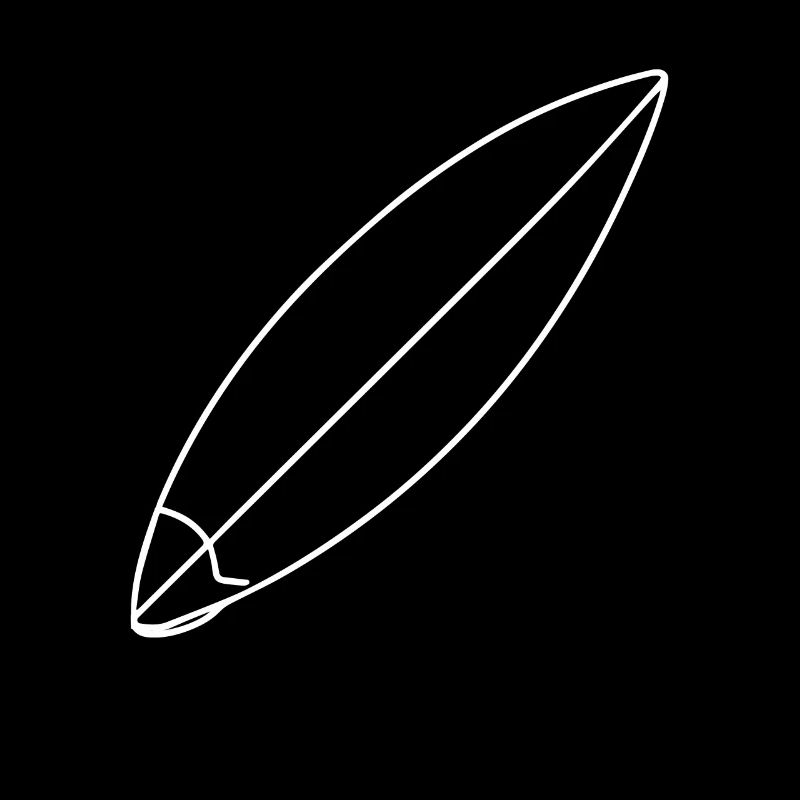 Dessin de planche de surf