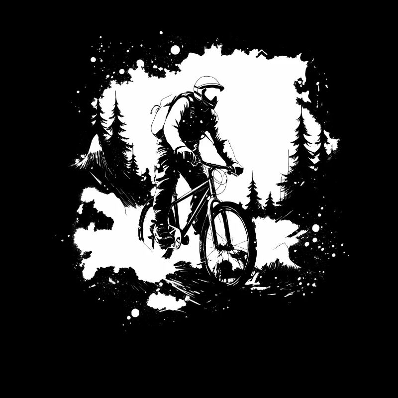 Graphismes de vélo de montagne