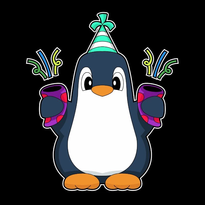 Penguin Birthday Confetti