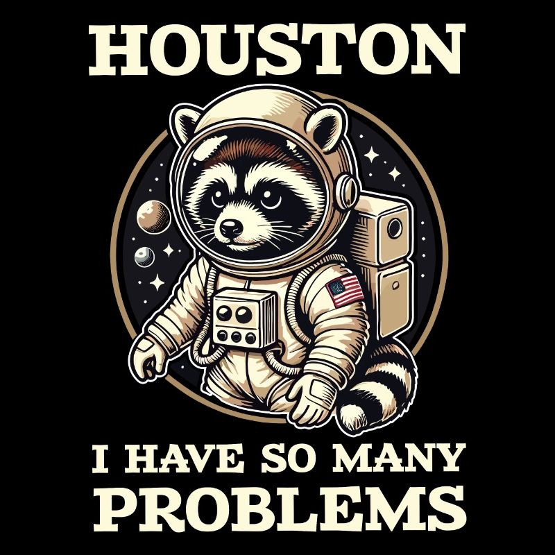 Houston, I have so many problems raccoon