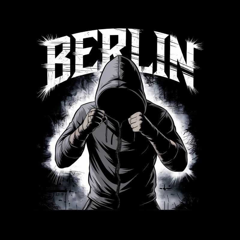 Graffiti-Style Berlin Stadtbild
