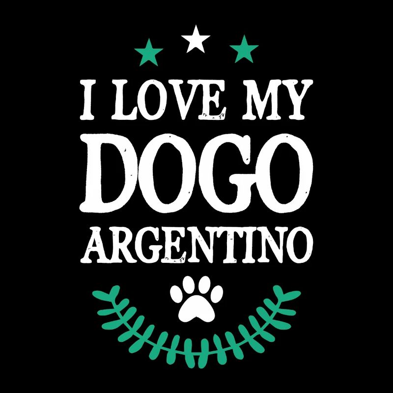 Argentinischer Hundeliebe Statement Design