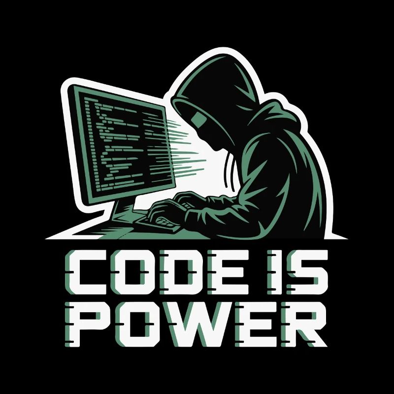 Cyber Hacker Code Infinity Design