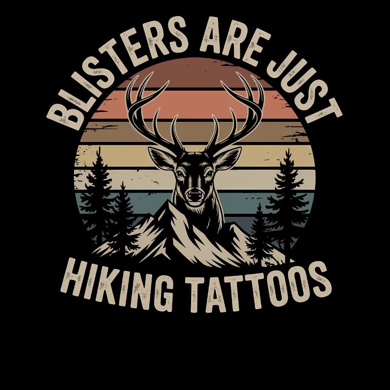 Funny saying retro mountains hiking gift