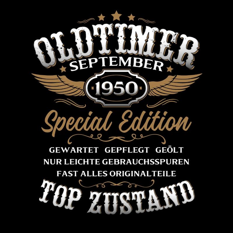 75. Geburtstag Geschenk Oldtimer September 1950