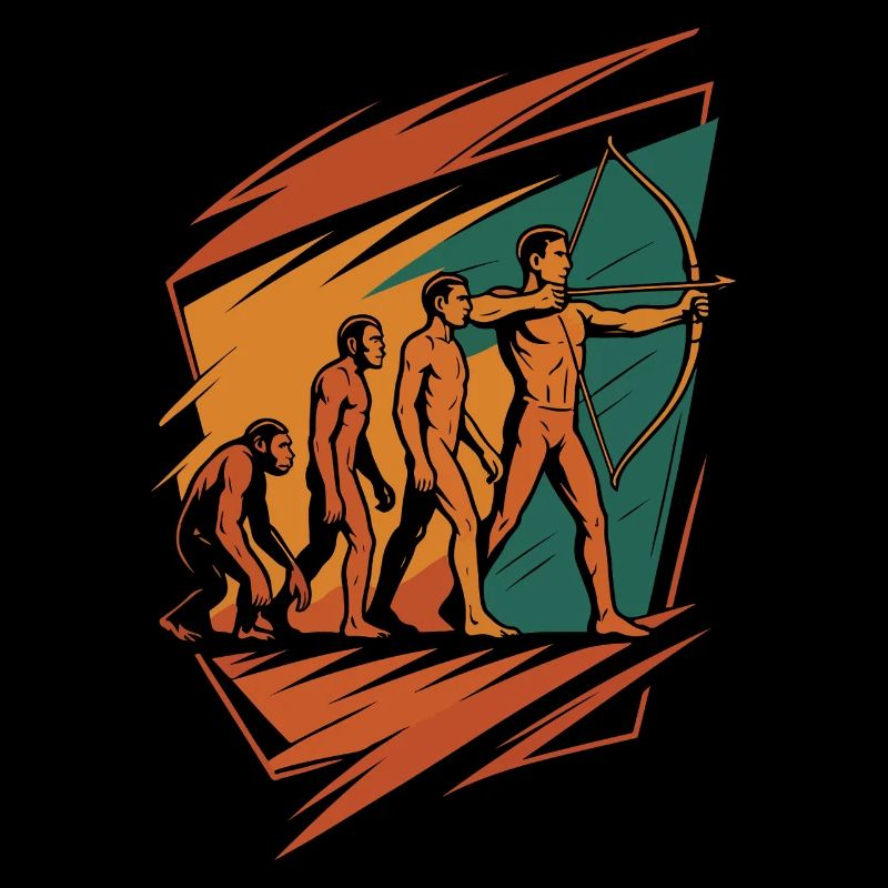 Évolution du tir à l'arc Archer Arc Cible