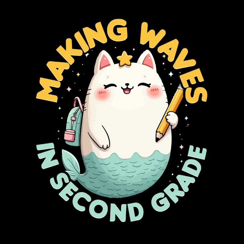 Mermaid Making Waves In Second Grade