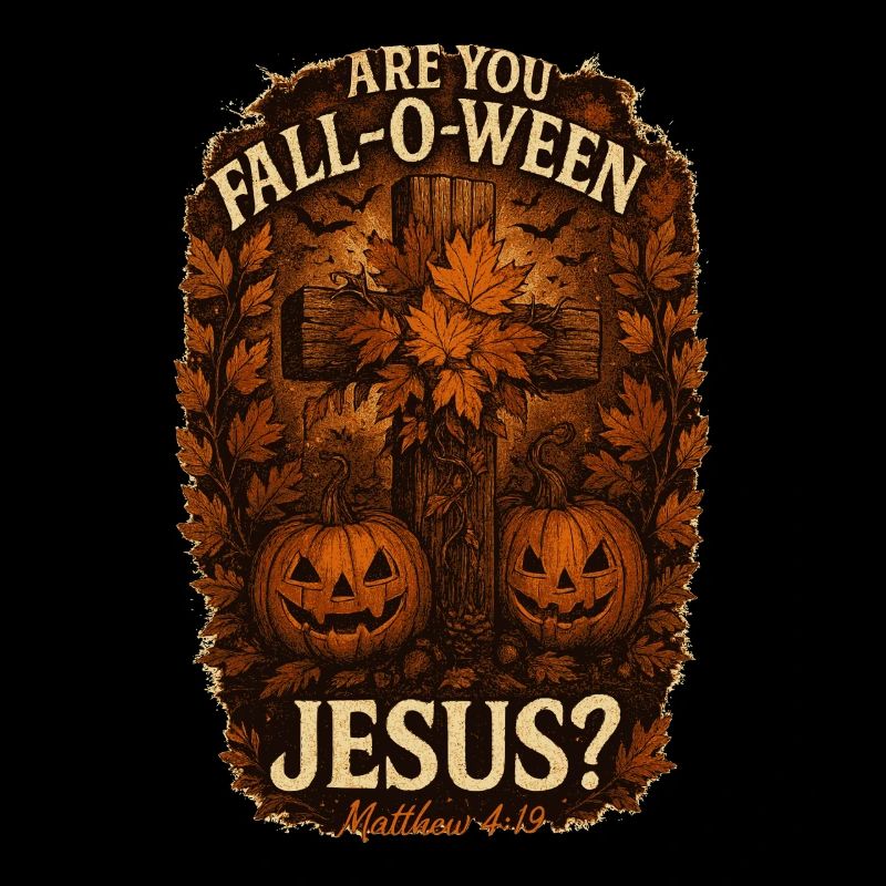 Êtes-vous Fall-O-Ween Jésus Halloween Automne