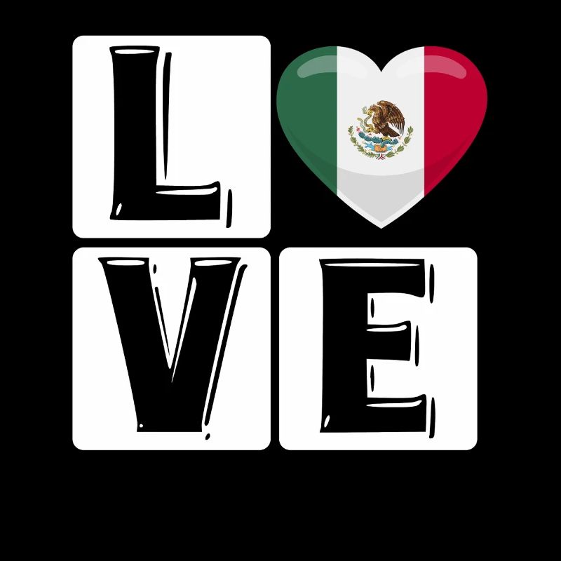 Love Mexico Heart