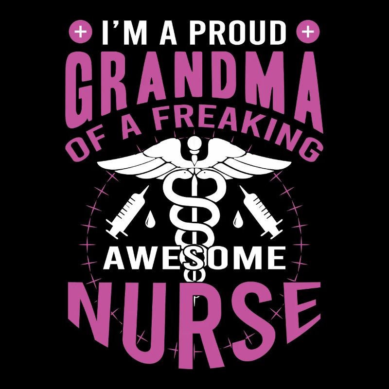 Orgogliosa nonna infermiera