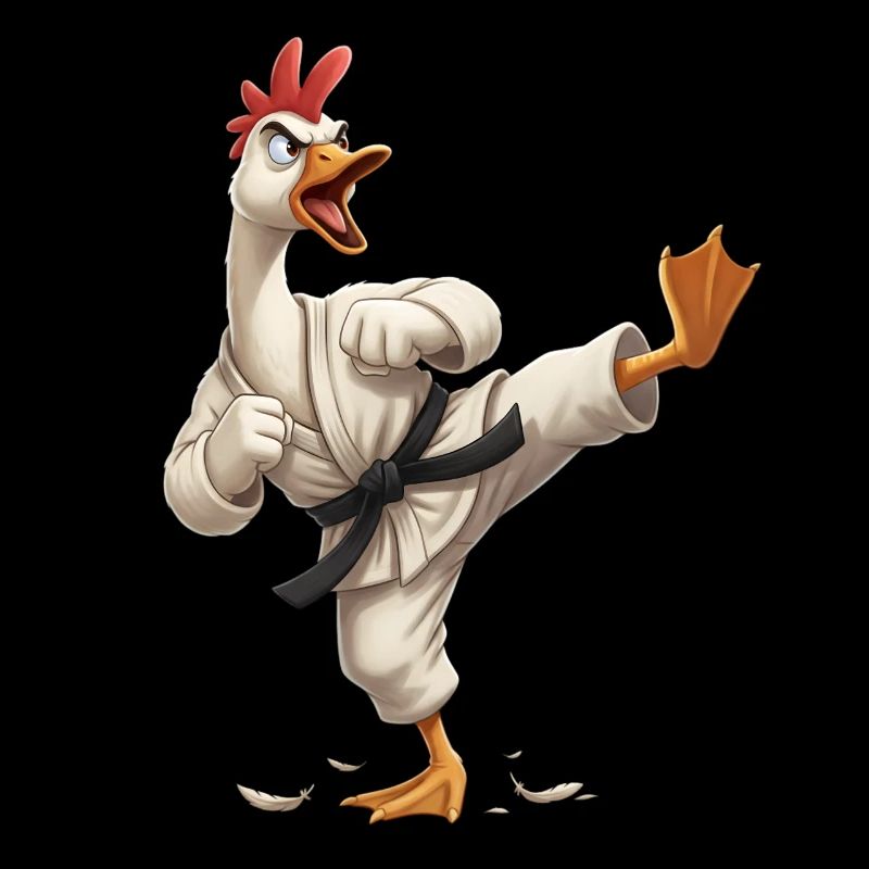 Kampfhahn Karateheld