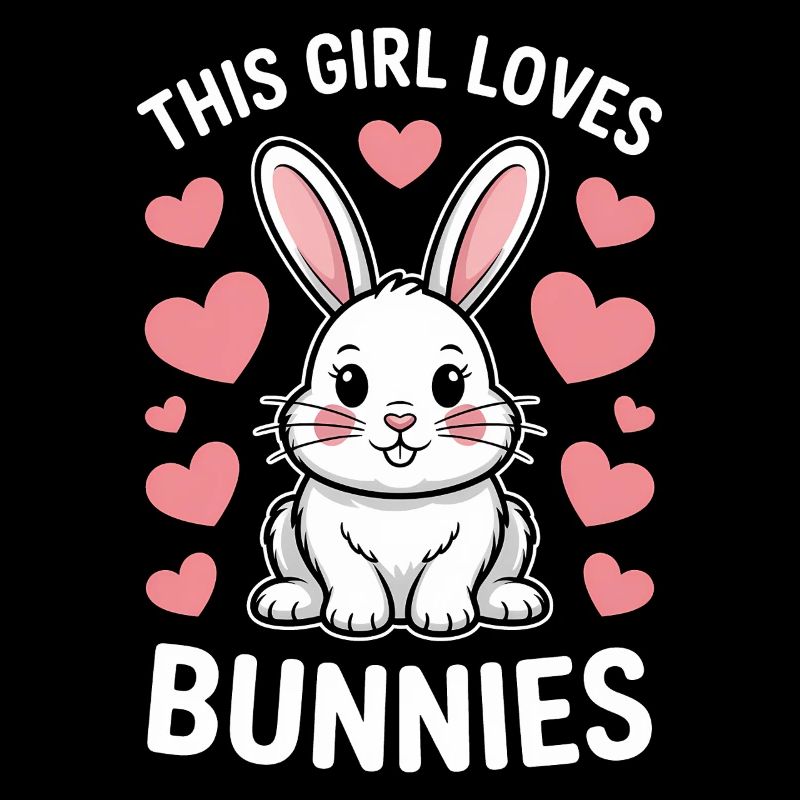 Hasen Spruch Mädchen Kaninchen Fun Hasen Geschenk