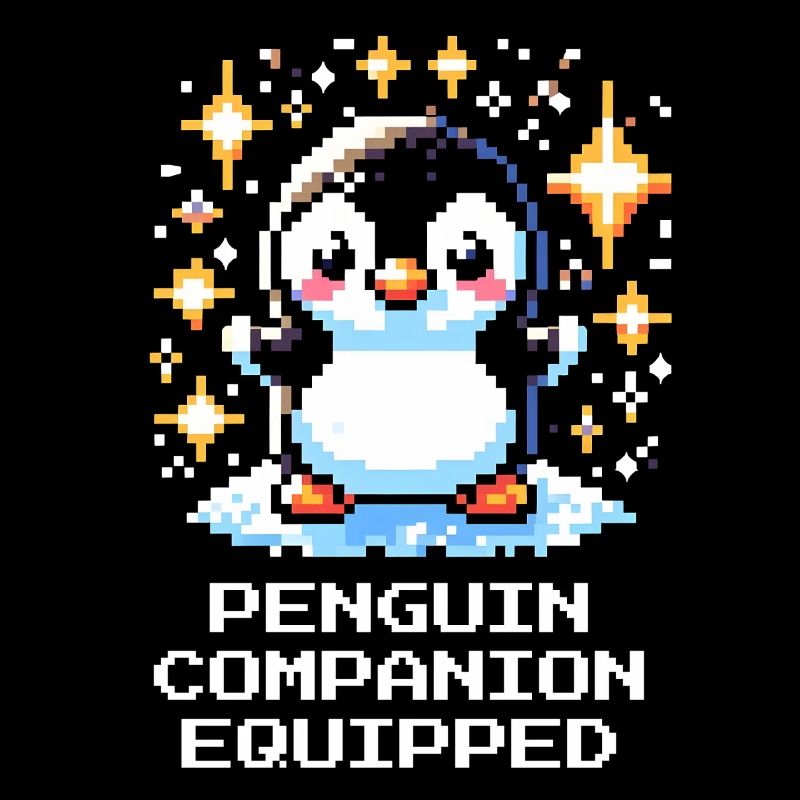 Compagnon pingouin | Compagnon de jeu mignon