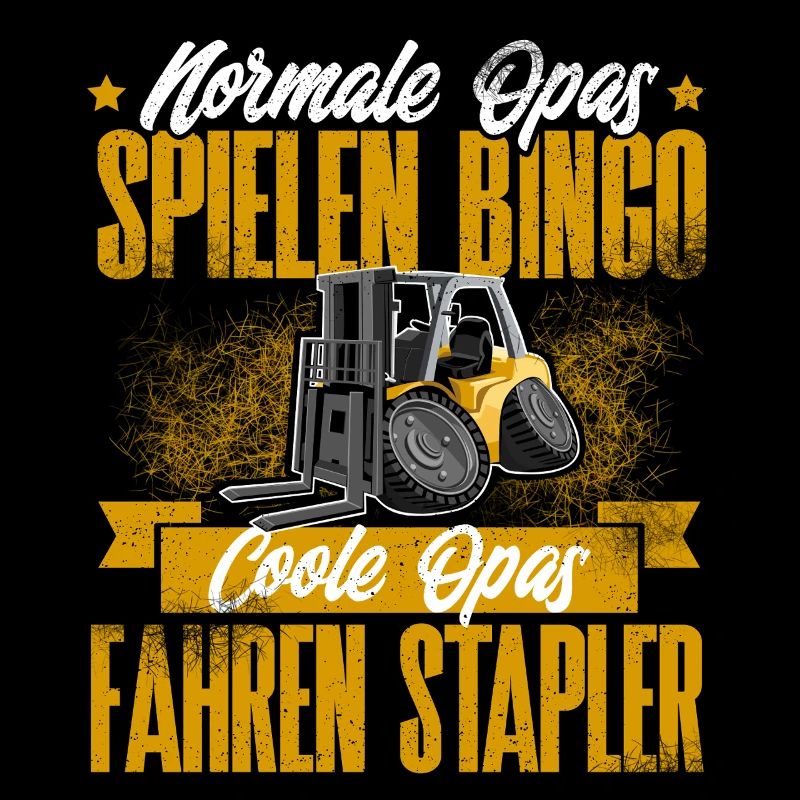 Opa Staplerfahrer