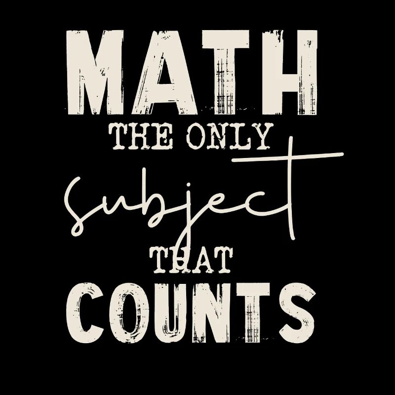 Les maths sont les seules qui comptent
