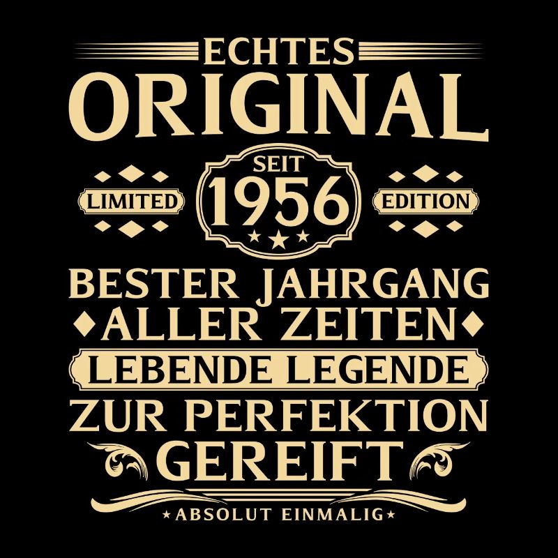 70. Geburtstag Echtes Original seit 1956