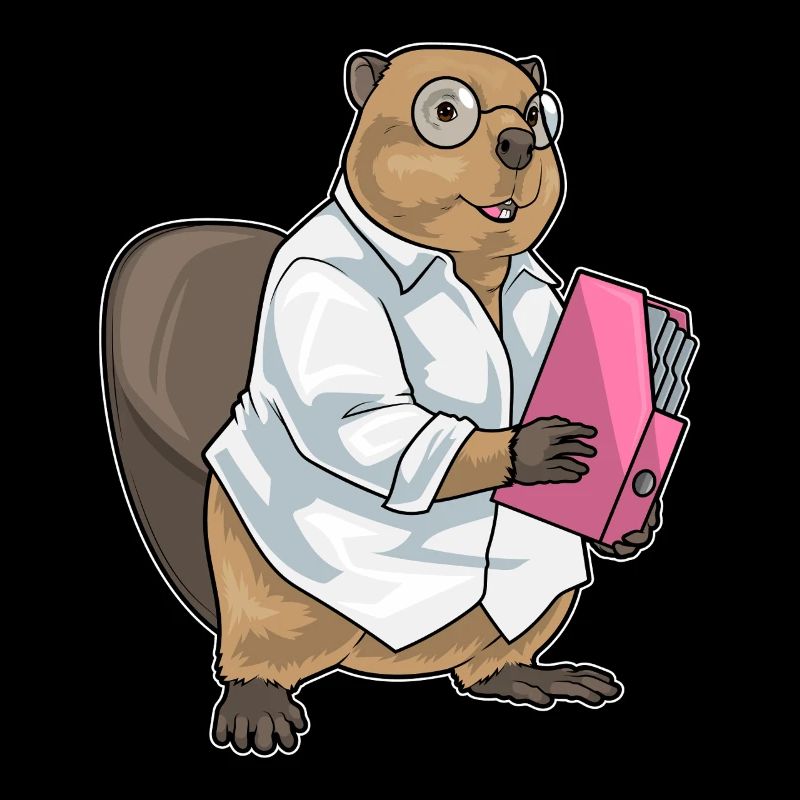Beaver Secretary Folder Office