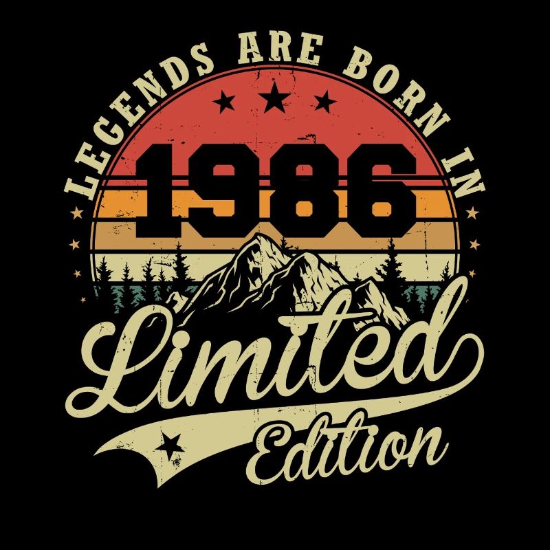 Legenden werden geboren 1986 Geburtstagsgeschenk
