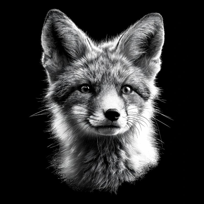 Polarfuchs Schneefuchs Eisfuchs Süßer Weißer Fuchs