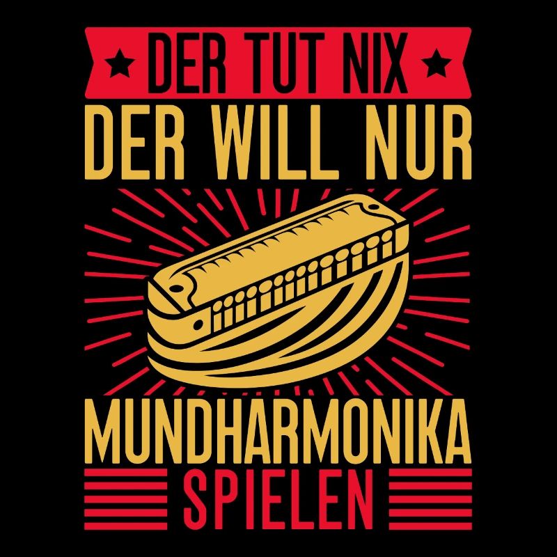 Funny harmonica player who doesn't want anything