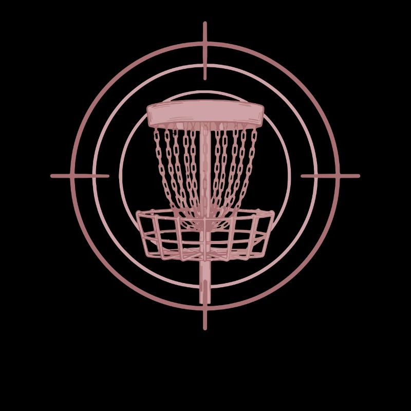 Disc Golf Basket Target Funny Disc Golfer Flying