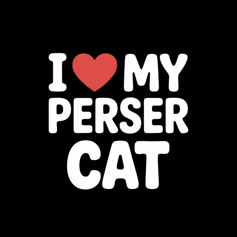 J’adore mon chat persan