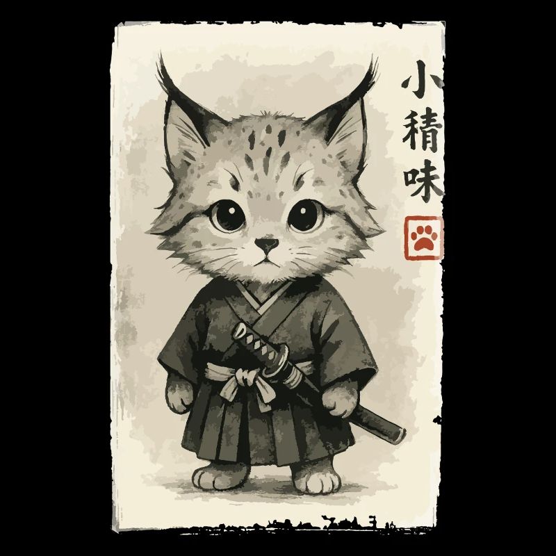 Katzen Samurai 