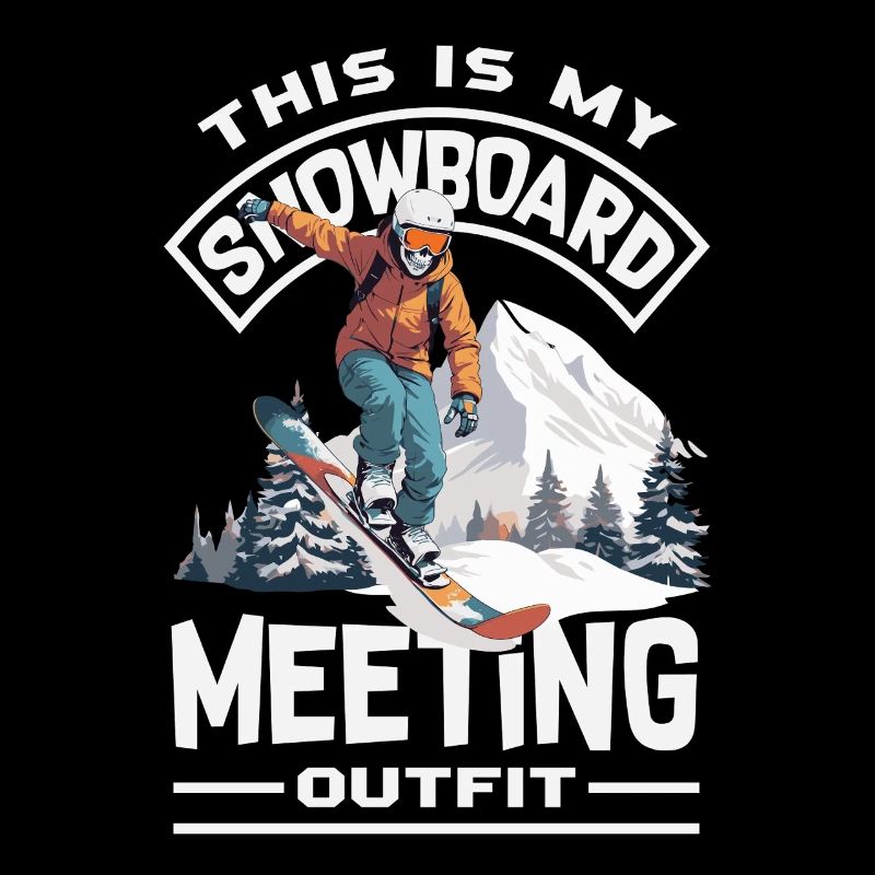 Télésiège de réunion de snowboard snowboard