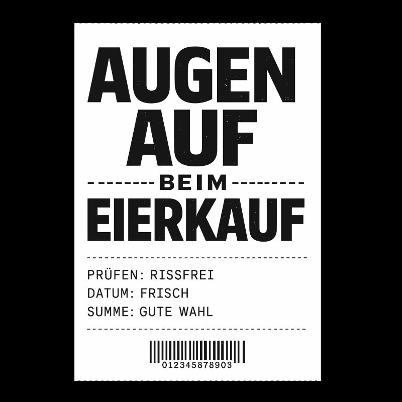 Keep your eyes open when buying eggs