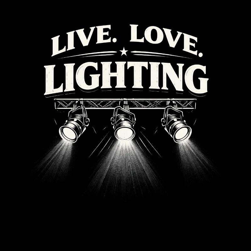 Lichttechniker Beleuchtungstechniker Lighting Guy