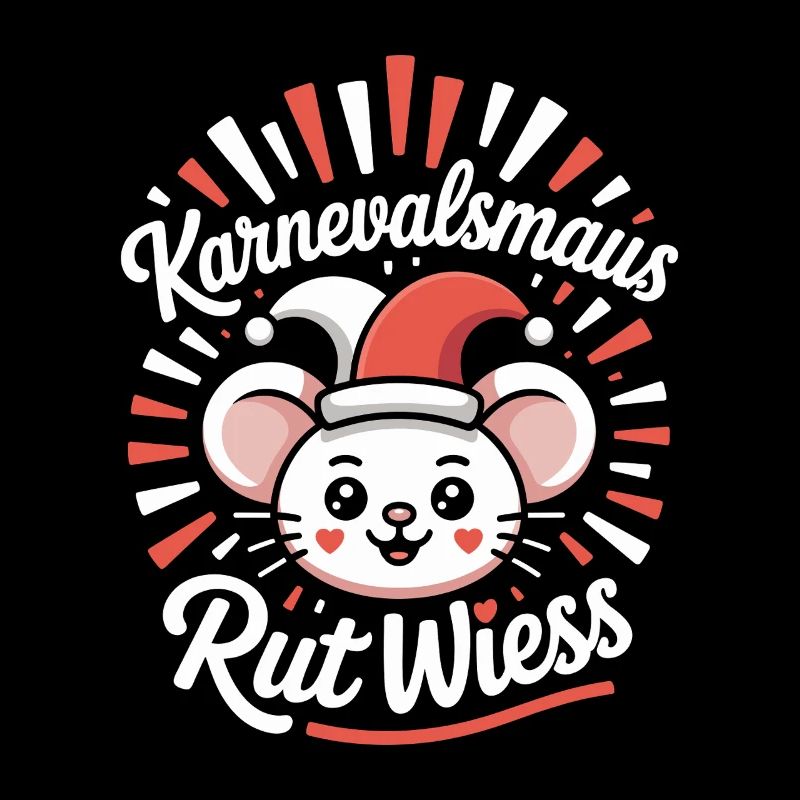 Karnevalsmaus Rut Wiess Köln Kölner Karneval Maus