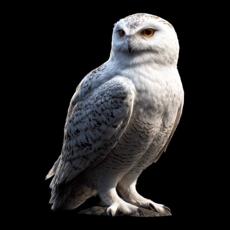 Schneeeule Weiße Eule Kauz Uhu Owl Schnee Eulen