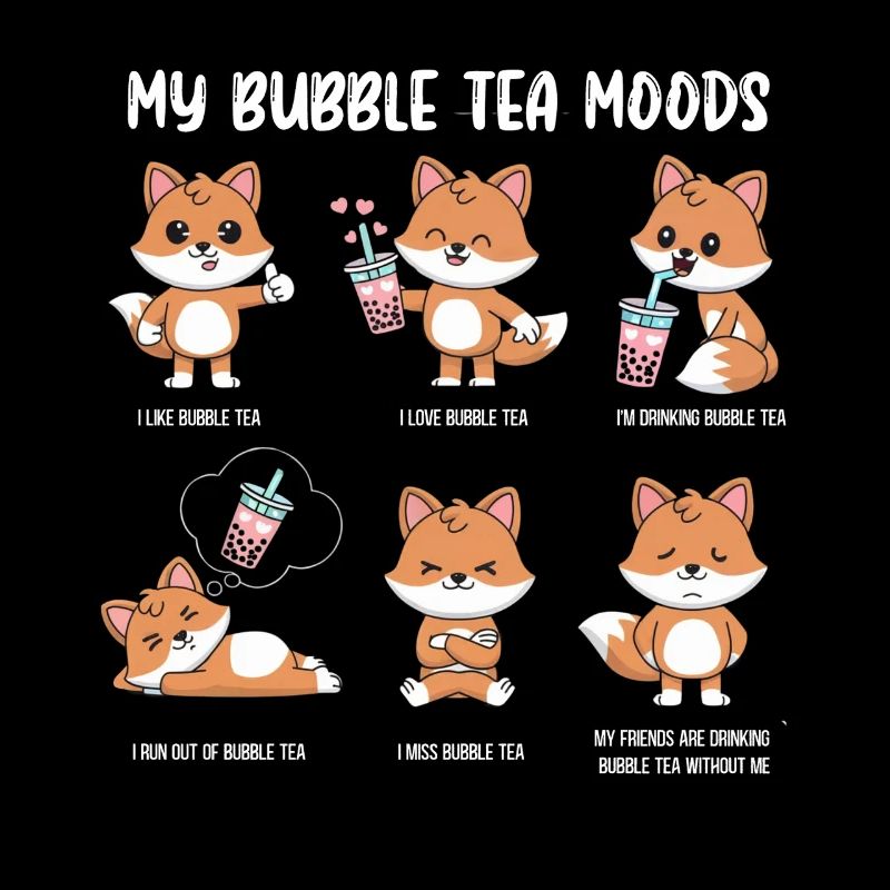 Mème du bubble tea de renard