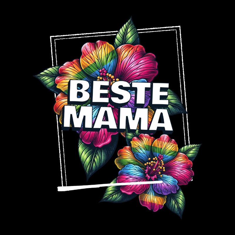Beste Mama Blumen Muttertags Geschenk