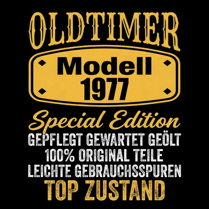 49. Geburtstag Oldtimer Modell 1977