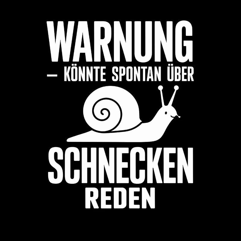 Warning could spontaneously talk about snails