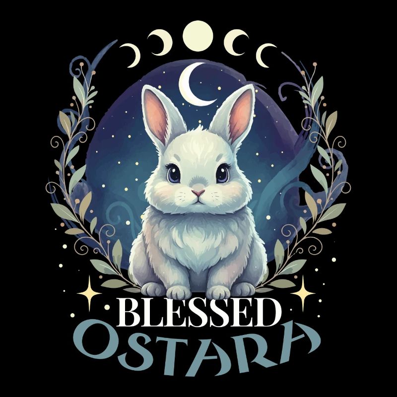 Joyeuses Pâques Ostara Rabbit