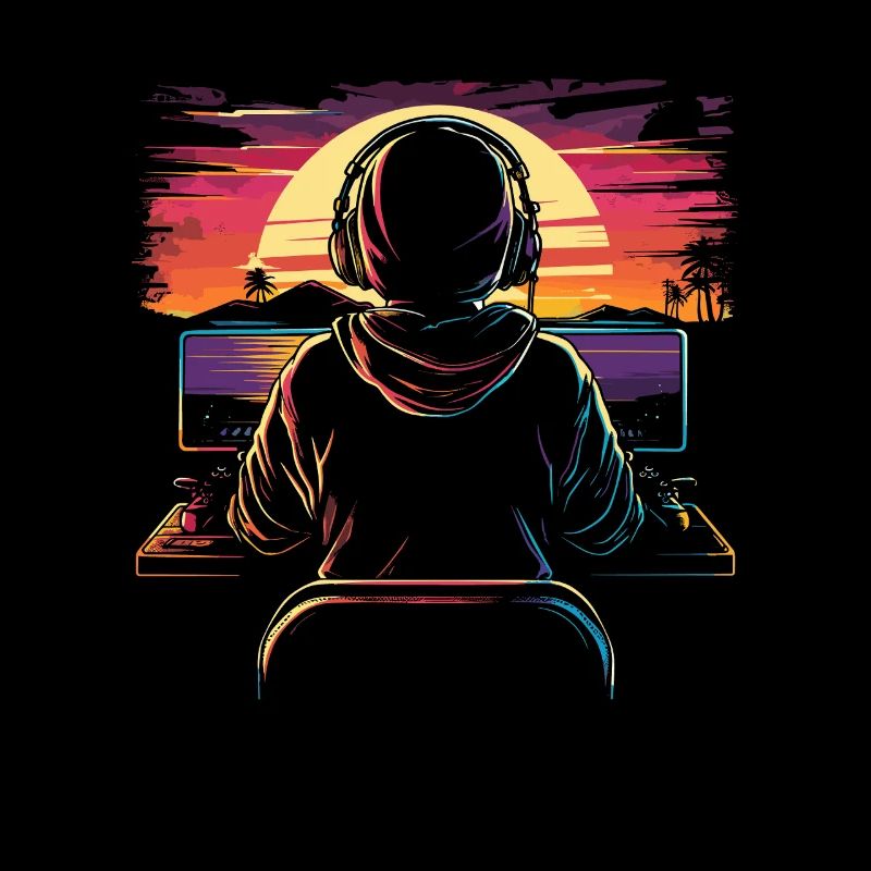 Gamer Synthwave