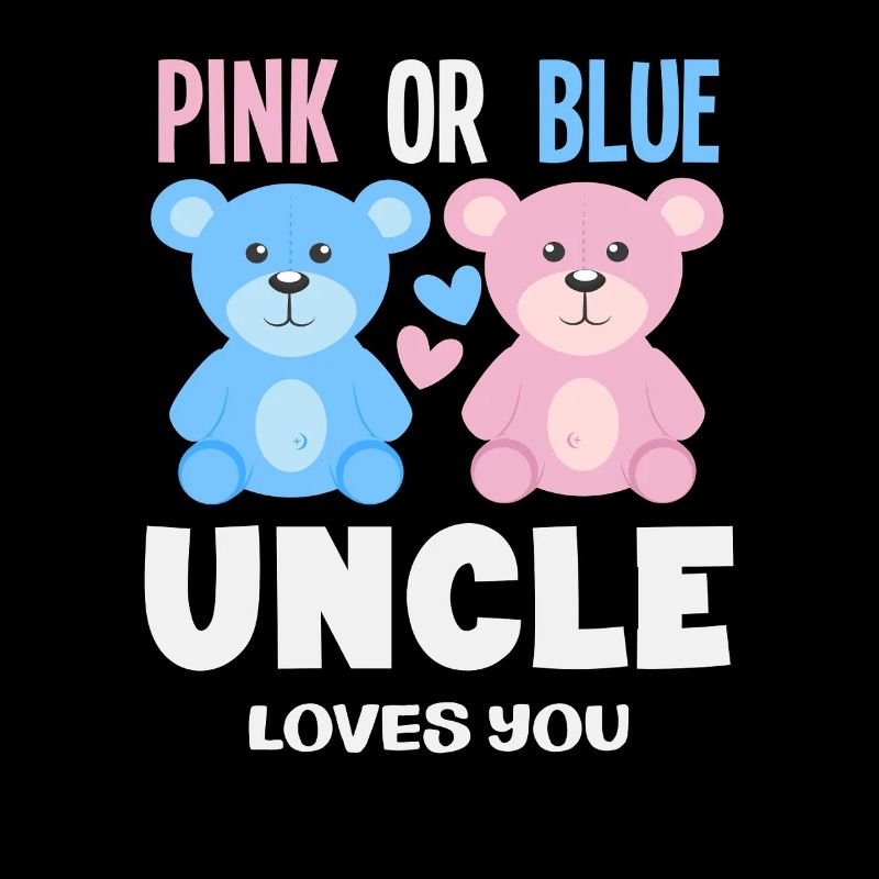 Pink Oder Blau Onkel Liebt Dich