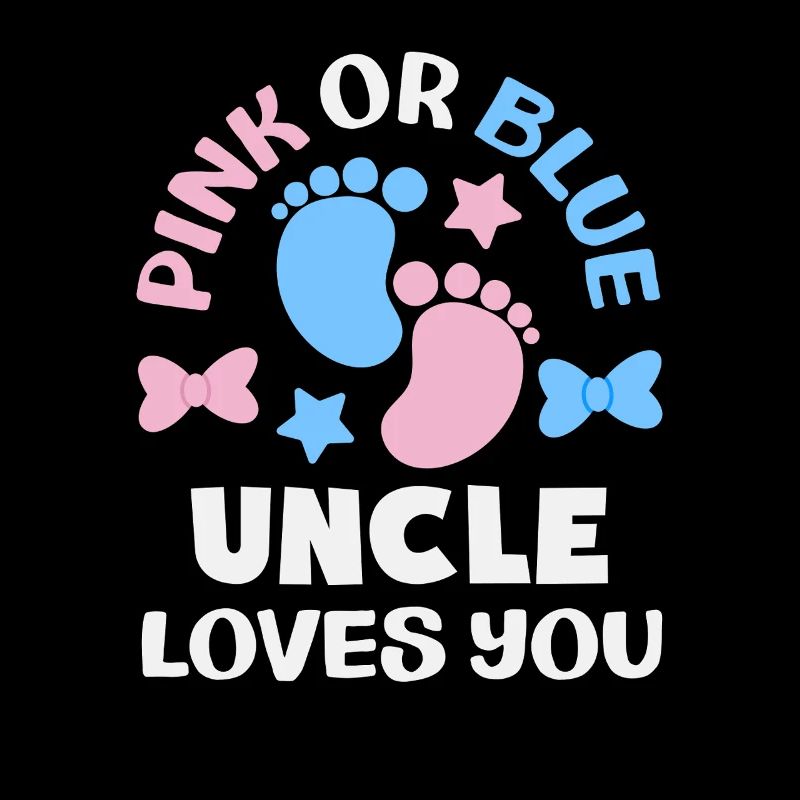 Pink Oder Blau Onkel Liebt Dich Gender Reveal