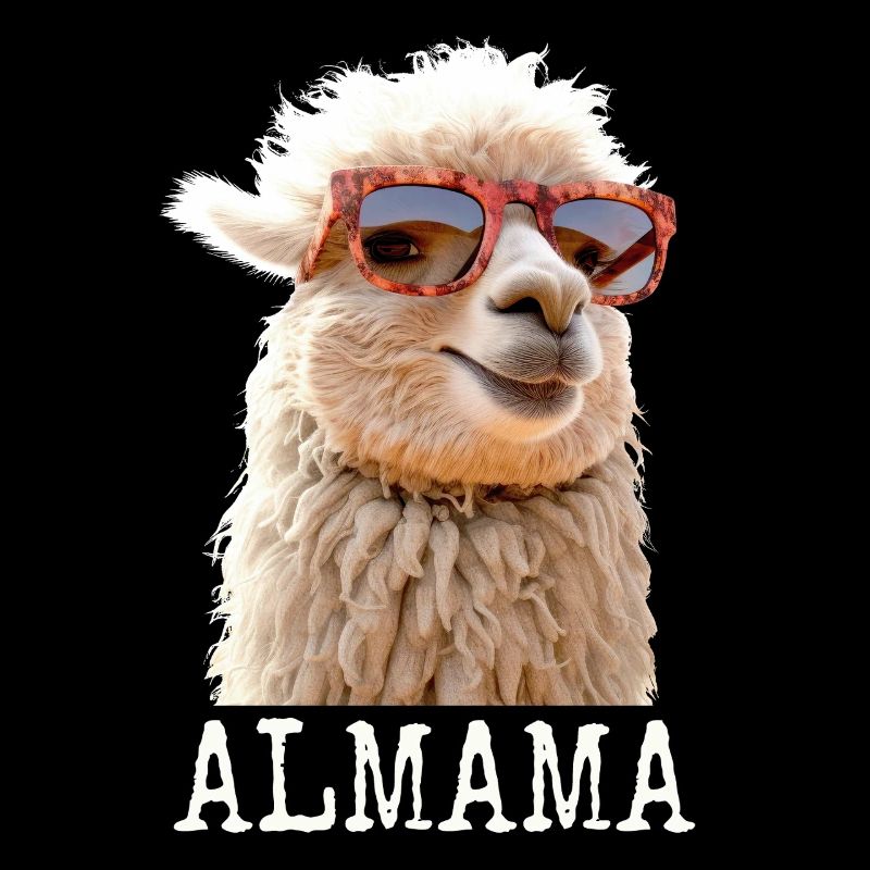 Almama Süßes Alpaka Mama Muttertag Lama Mom Mutter