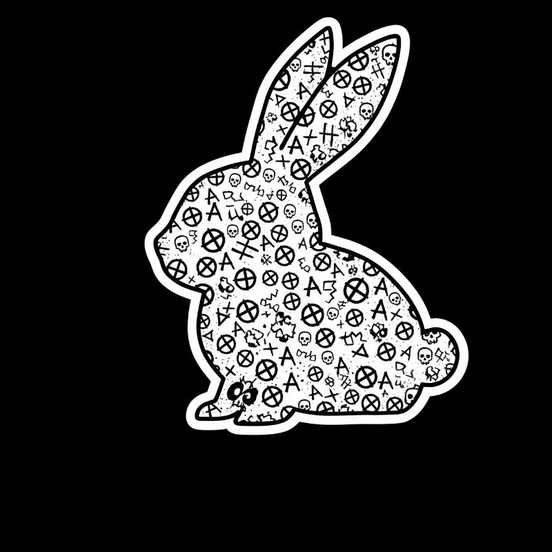 Heavy Metal Easter Bunny Rocker Easter Hardcore Bunny