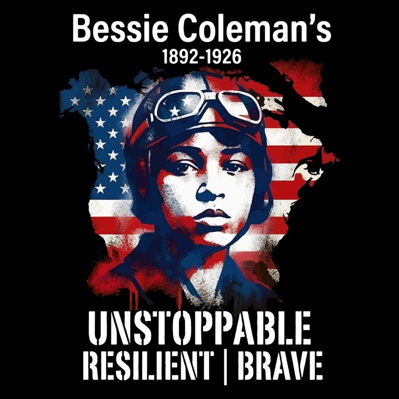 Bessie Coleman Mutig Luftfahrtpionierin