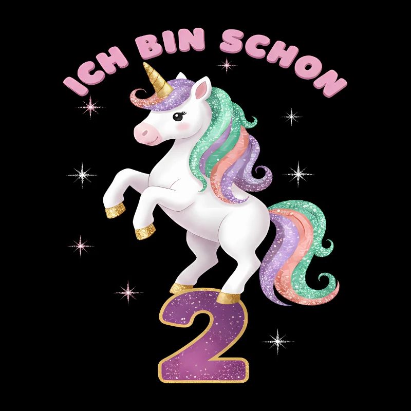 3. Geburtstag Einhorn Mädchen Ich bin schon 3