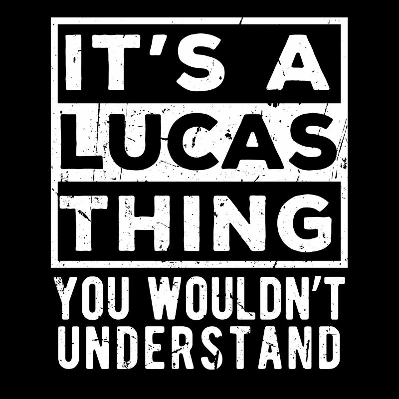 C’est une chose de Lucas que tu ne comprendrais pas