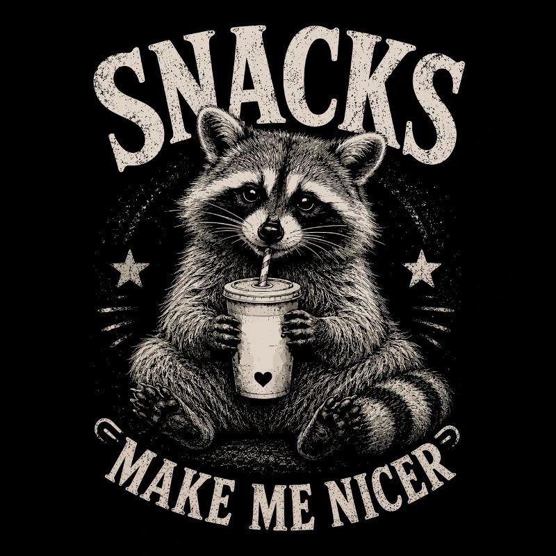 Waschbär, Snacks Make Me Nicer