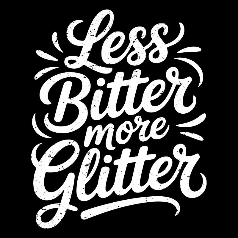 less bitter more glitter