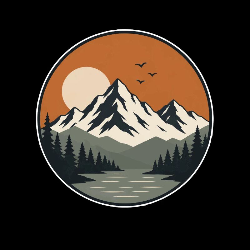 Mountain Lake Sunset