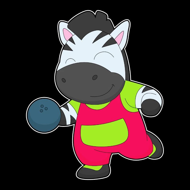 Zebra Bowling Bowling Ball Sport